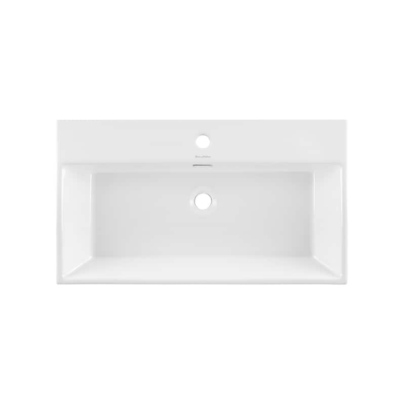 Claire Ceramic Console Sink White Basin Gold Legs
