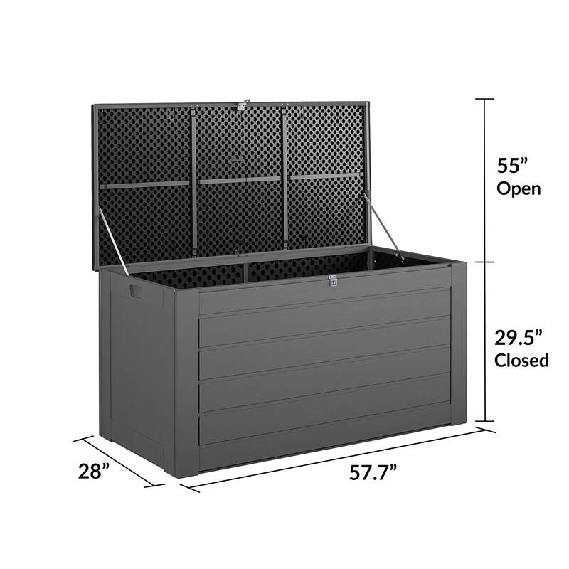 Cosco Outdoor Extra Large Patio Deck Storage Box