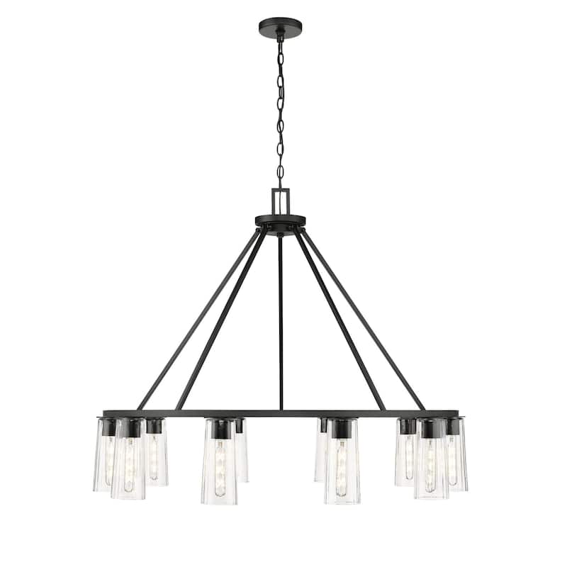 Z-Lite 826-10 Titus 10 Light 46" Wide Candle Style Chandelier