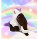 preview thumbnail 4 of 4, DolliBu Sparkle Eyes Mammoth Unicorn Plush Stuffed Animal with Outfit - 8 inches