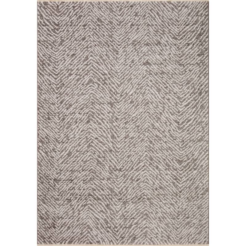 Alexander Home Rain Tribal Zebra Area Rug - 7' 10" x 10' - Runner/Rectangle