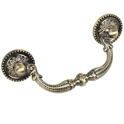 Utopia Alley Medici Drop Pull - Decorative Cabinet Drop Pull Handles for Cabinets, 3.78" Center To Center