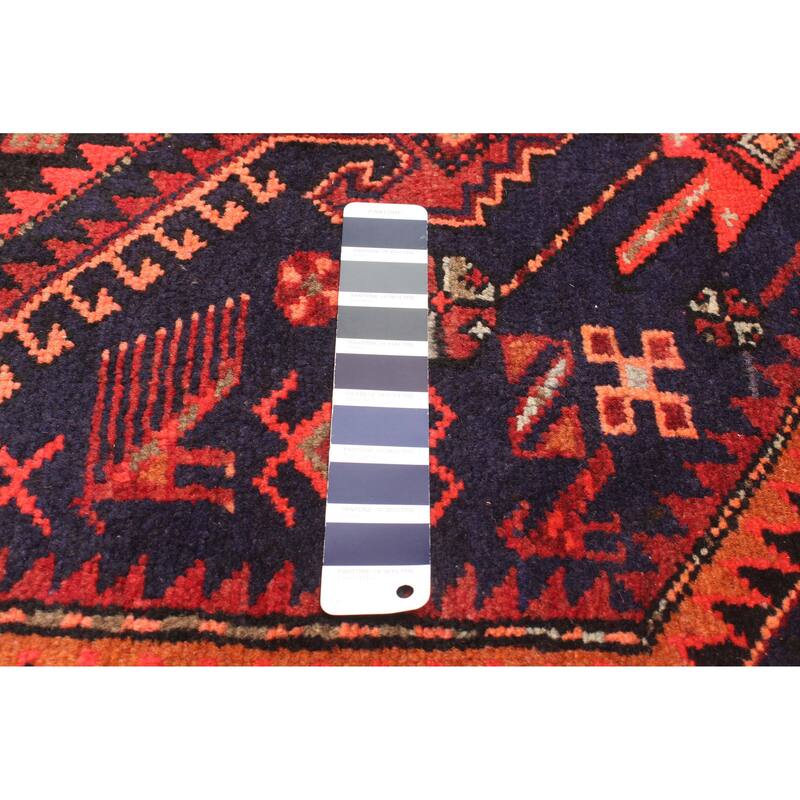 ECARPETGALLERY Hand-knotted Andelz Navy Wool Rug - 4'5 x 7'8