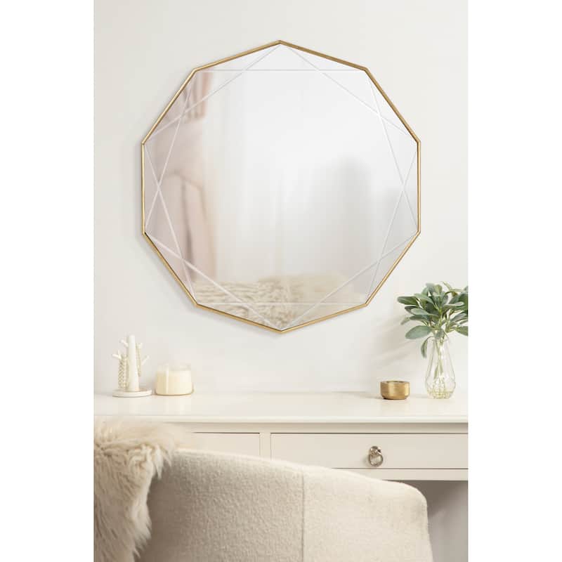 Kate and Laurel Deka Geometric Starburst Mirror