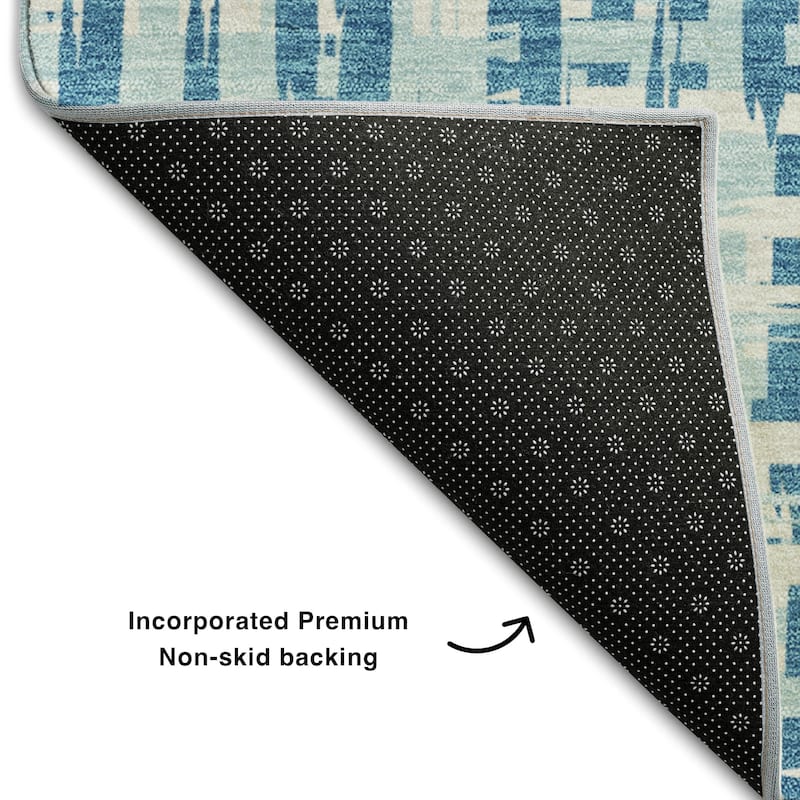 Premium Washable Super Soft Abstract Weave Mayfield Rug