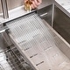 preview thumbnail 6 of 5, 30In 304 Stainless Steel Kitchen Sink Set,Waterfall Faucet,Glass Rinser - 30x22x9 Inch
