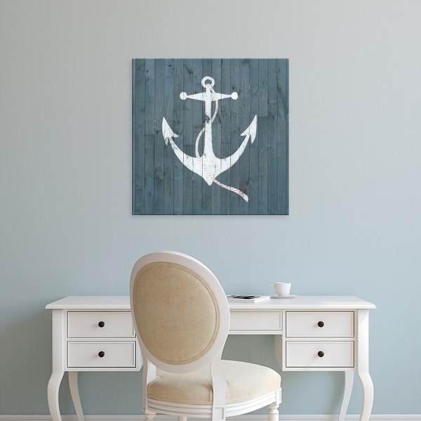 Easy Art Prints Grace Popp's 'Nautical Plank IV' Premium Canvas Art