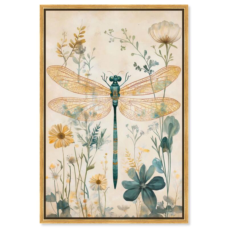 Flight of Fancy Canvas by Art Remedy - Gold - 30" x 45"