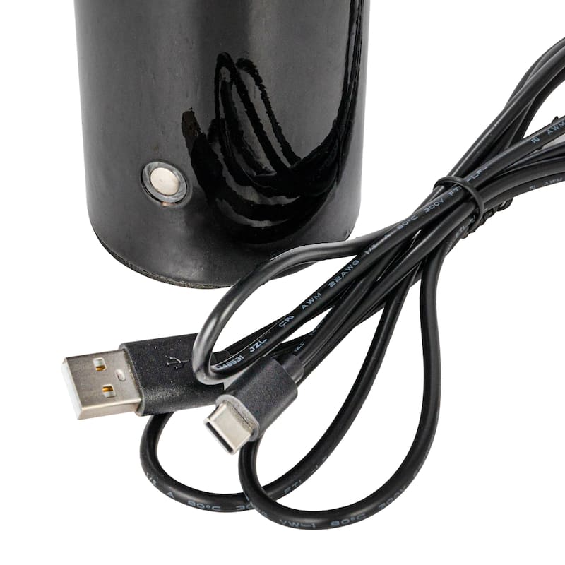 Metal LED Rechargeable Table Lamp - 4.9"L x 4.9"W x 8.3"H