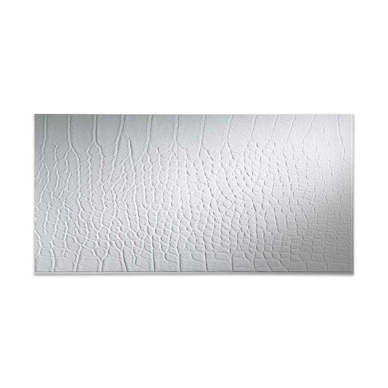 FASÄDE Cayman 4-foot x 8-foot PVC Wall Panel in Matte White - White - 4 x 8