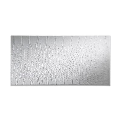 FASÄDE Cayman 4-foot x 8-foot PVC Wall Panel in Matte White