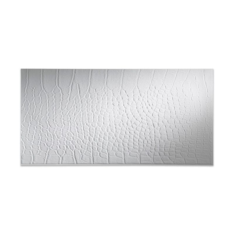 FASÄDE Cayman 4-foot x 8-foot PVC Wall Panel in Matte White
