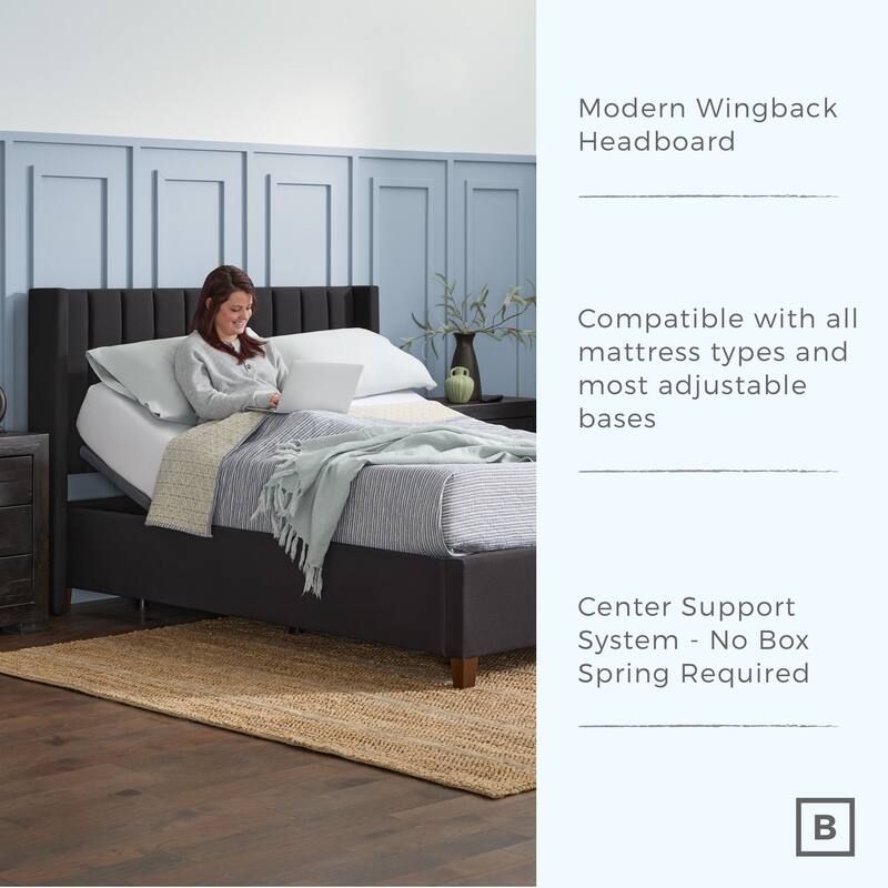 Brookside Adele Vertical Upholstered Bed On Sale Bed Bath & Beyond