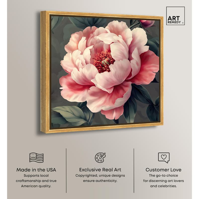 Opal Bloom II Canvas by Art Remedy