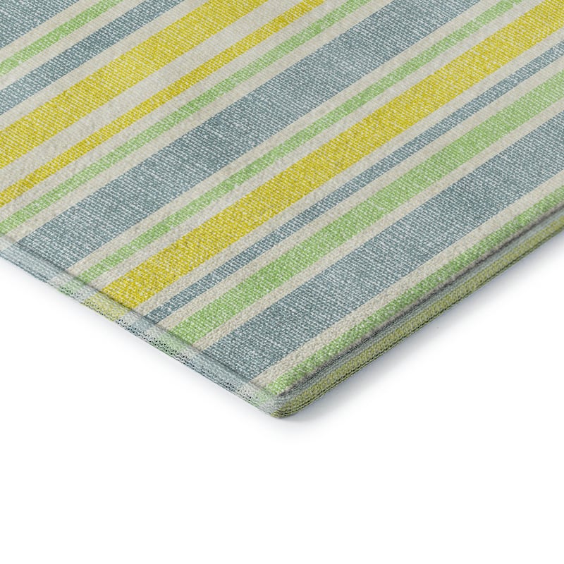 Premium Washable Super Soft Modern Cabana Stripe Mayfield Rug