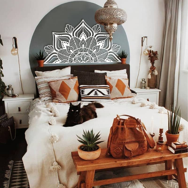 Sutra Mandala Metal Wall Art,