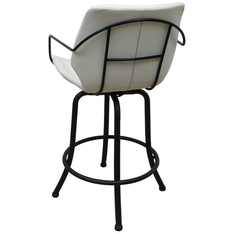 Asheville Swivel Counter 26", 30" or Extra Tall 34" Metal Bar Stool