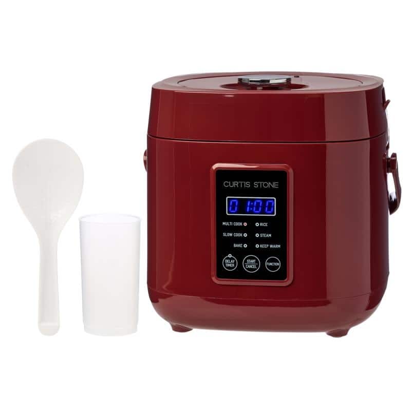 Curtis Stone Dura-Pan 2-Quart Nonstick Smart Multi Cooker Refurbished - Red