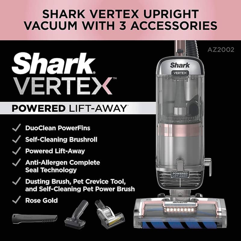 Shark AZ2002 Vertex DuoClean Engage Upright Vacuum - 1 Qt