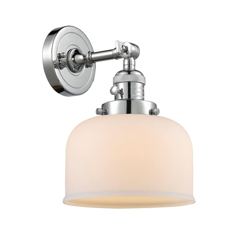 Innovations Lighting Large Bell Single Light 12" Tall Bathroom Sconce