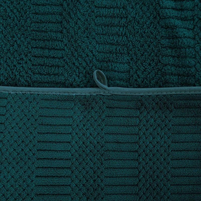 2 Pack Premium Jacquard Fleece Bath Towel, Velvet Highly Absorbent Towels 30"x60"