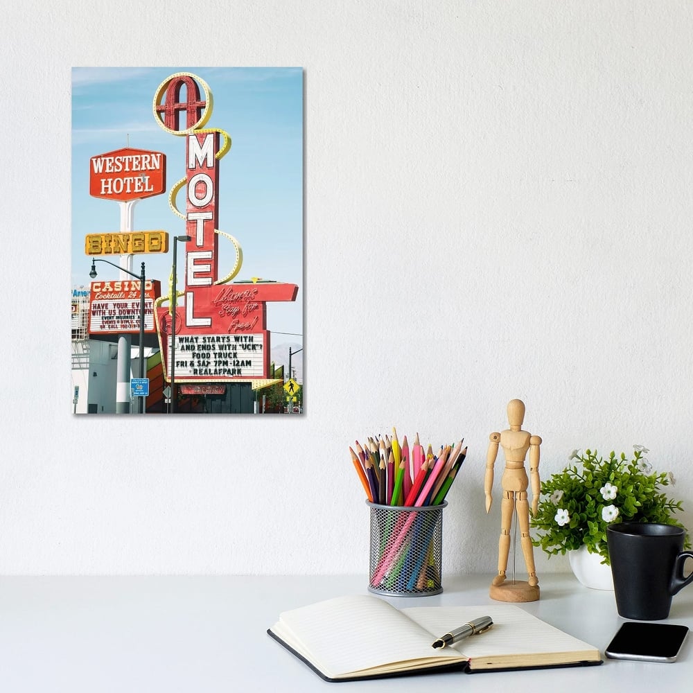 iCanvas "American West - Old Las Vegas" by Philippe Hugonnard Canvas Print