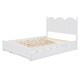 preview thumbnail 12 of 43, Queen Platform Bed with 2 Drawers & Twin XL Trundle