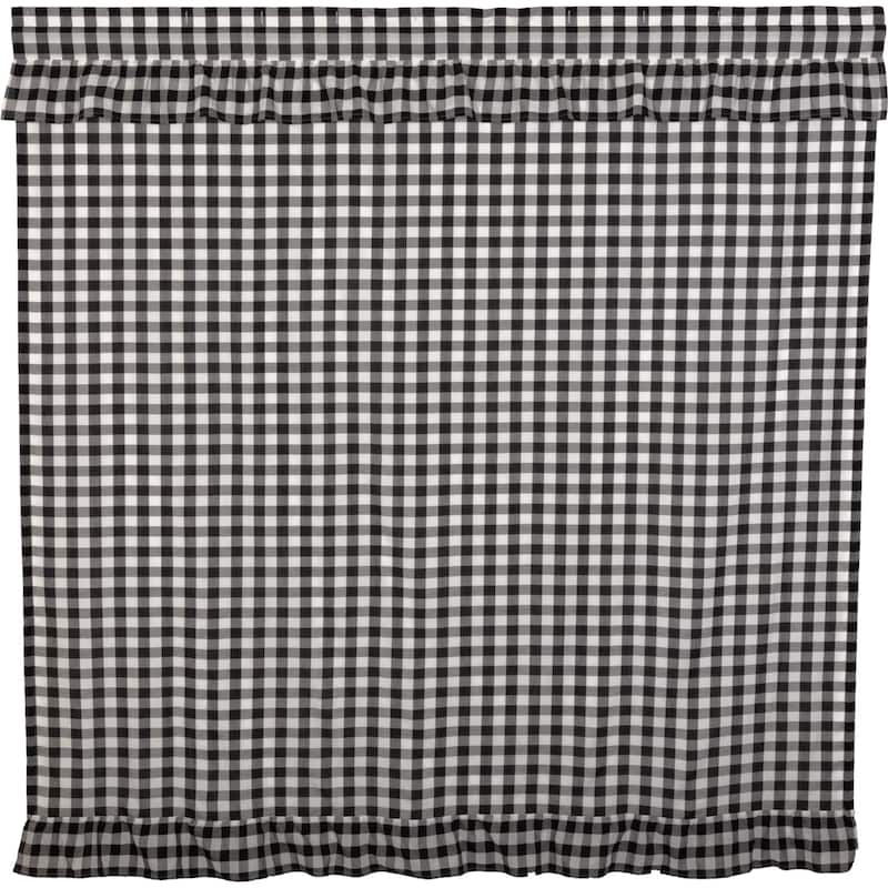 Annie Buffalo Check Ruffled Shower Curtain