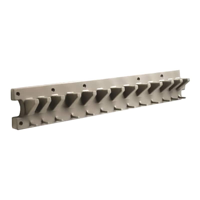 Suncast 2 Ft. Wall Mounted Garage Garden Hand Tool Organizer, Platinum (6 Pack) - .95