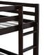preview thumbnail 14 of 38, Artsy Solid Wooden Twin over Twin Bunk Bed with Ladder, Upper and Bottom Bed Platforms crafted with Strengthened Slats