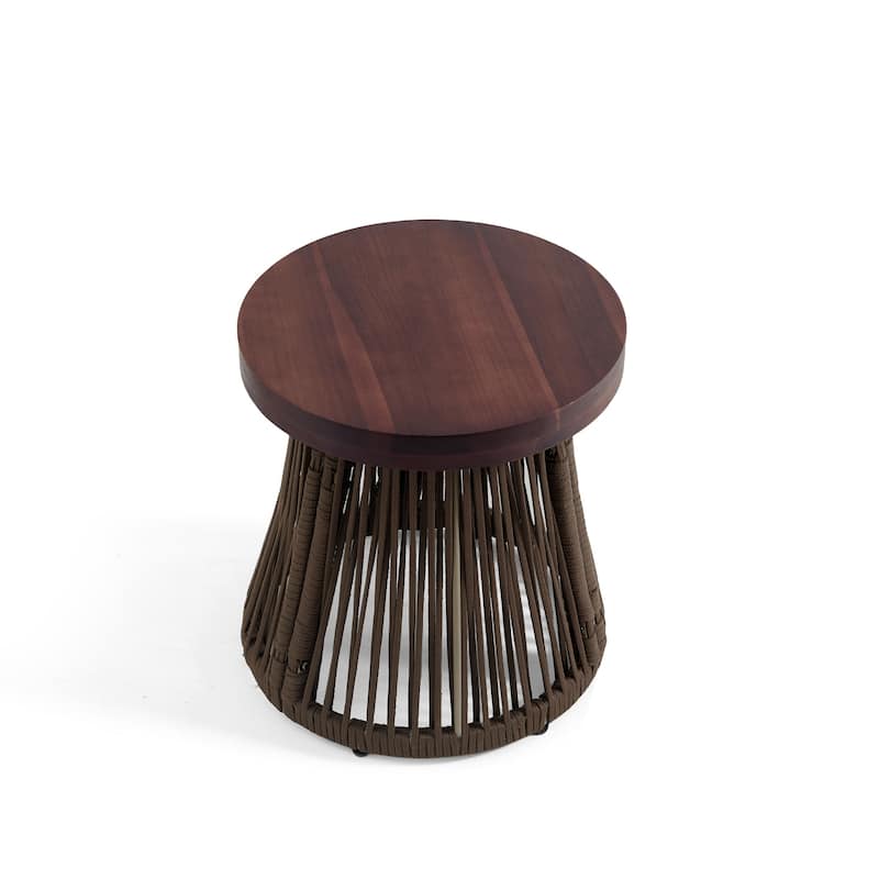 3-piece Cushioned Swivel Patio Wicker Furniture Set Outdoor Rattan Bistro Set.