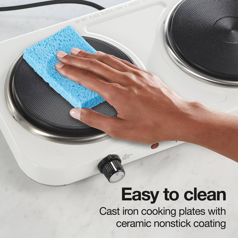 Proctor Silex Countertop Double Electric Burner