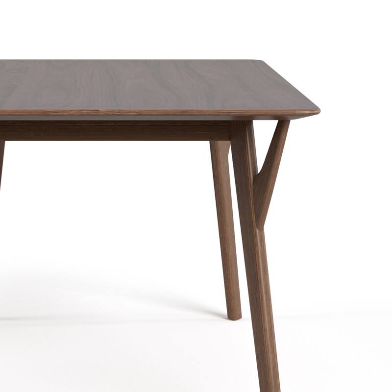 Furniture of America Beck Mid-century 5-Piece Wood Dining Table Set