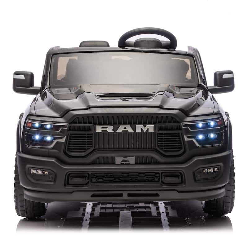 24V 160W Officially Licensed Dodge RAM 2500 Design 2-seater Kids Ride On Truck, W/ Remote Control, W/2WD&4-Wheel Suspension