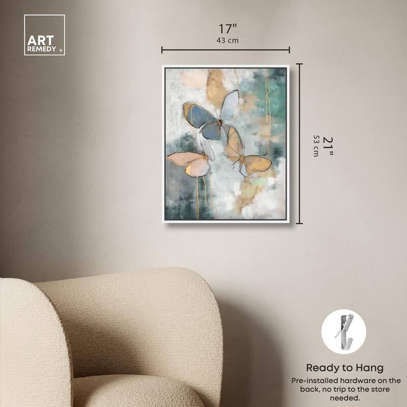 Butterflies Dream II Canvas by Art Remedy