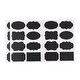 preview thumbnail 1 of 0, Erasable Remove Chalkboard Label Jars Blackboard Stickers 24pcs - Black, White