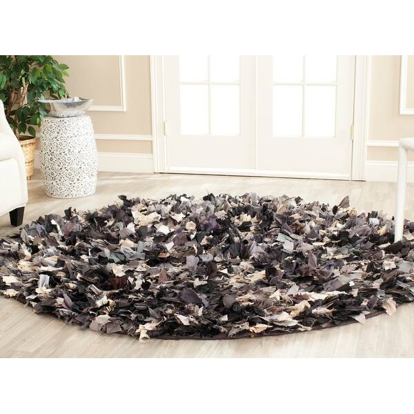 Shop Safavieh Handmade Rio Shag Chihoko Abstract Polyester Rug