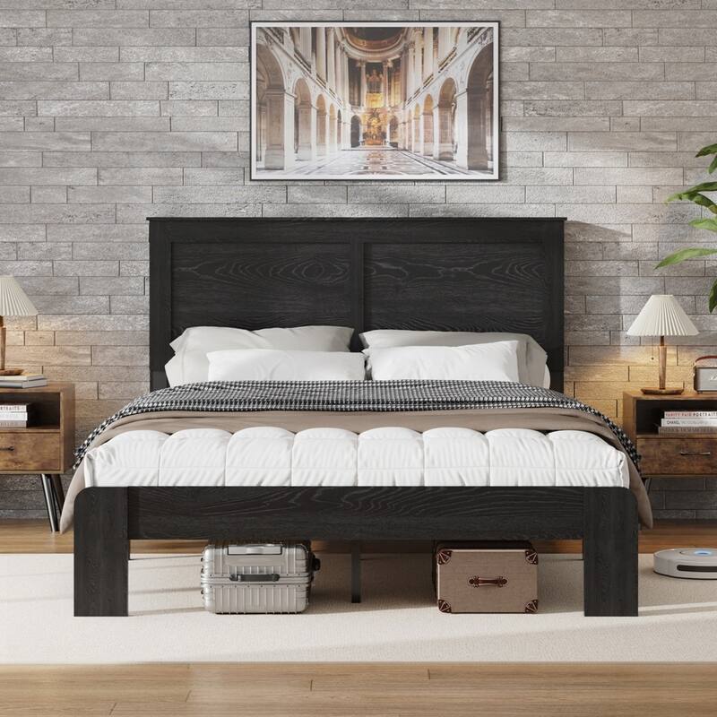 No Box Spring Needed Wood Platform Bed Frame
