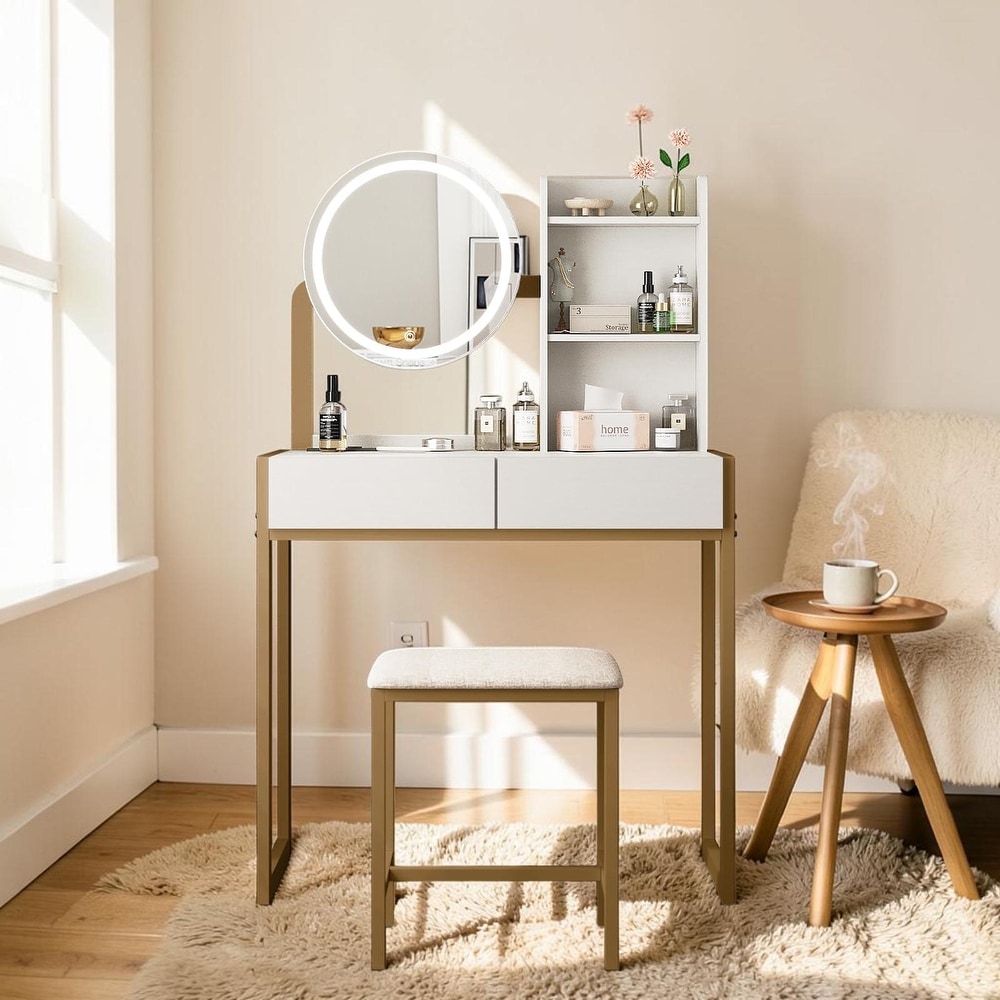 Gold Makeup Vanities - Bed Bath & Beyond
