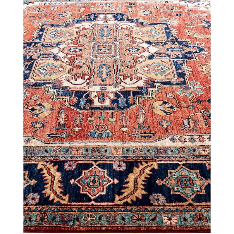 Serapi One-of-a-Kind Hand-Knotted Area Rug - Red, 8' 2" x 10' 4" - 8' 2" x 10' 4"