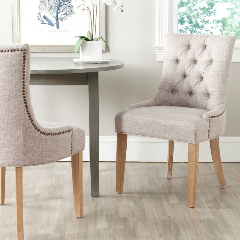 SAFAVIEH Loren Dining Chair (Set of 2) - 24"W x 25"D x 39"H