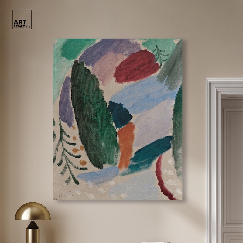 Jawlensky's Frost Canvas by Art Remedy, Gallery Wrapped