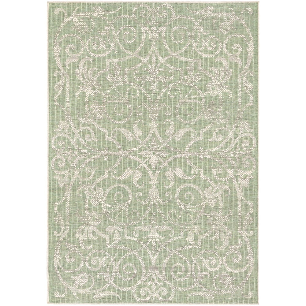 Dream Decor Rugs Samantha Scroll Indoor Outdoor Area Rug