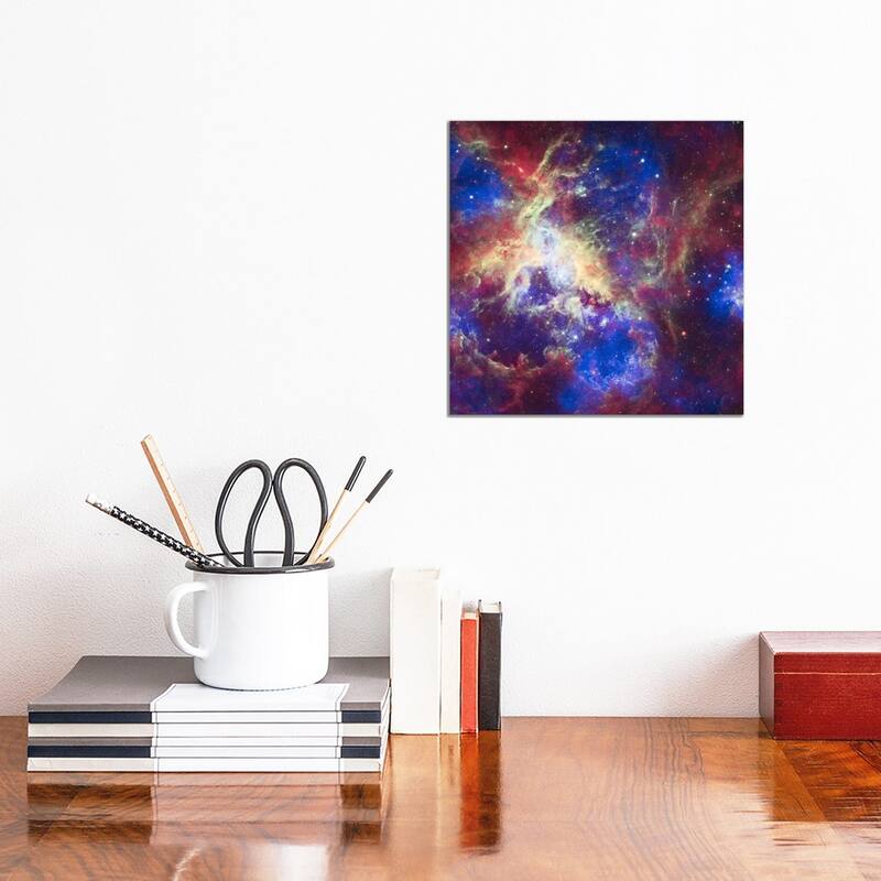 iCanvas "Tarantula Nebula (Spitzer Space Observatory)" by NASA Canvas Print - 12x12x1.5