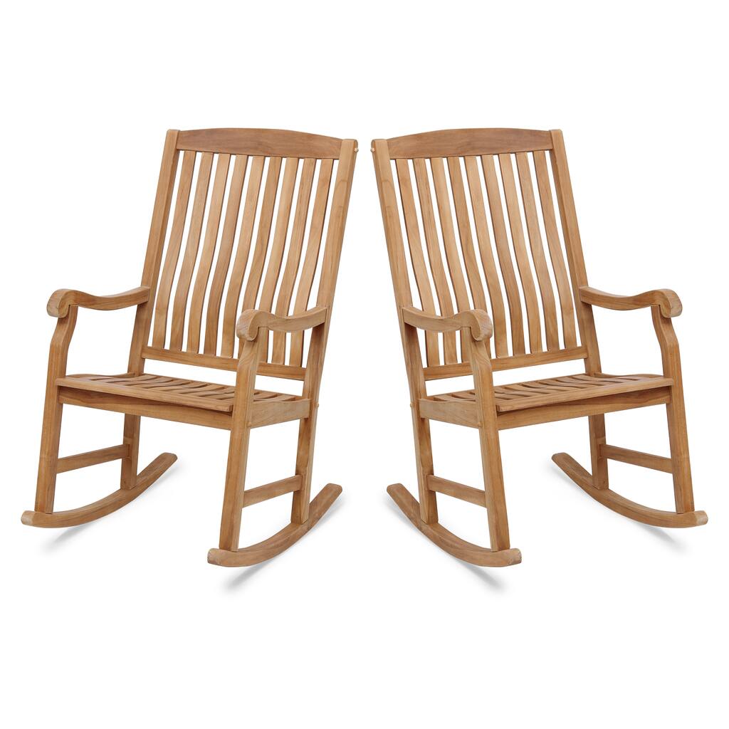 Cambridge Casual Cambria Teak Outdoor Rocking chair Set of 2