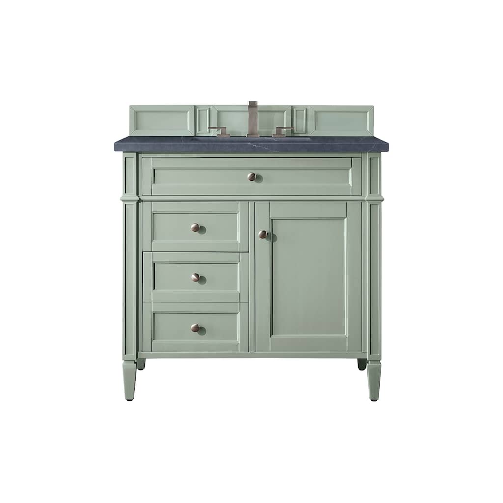 James Martin Vanities Brittany 36" Single Vanity, Sage Green