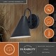 preview thumbnail 11 of 9, Vaxcel Lighting T0740 Hanson 10" Tall Outdoor Wall Sconce