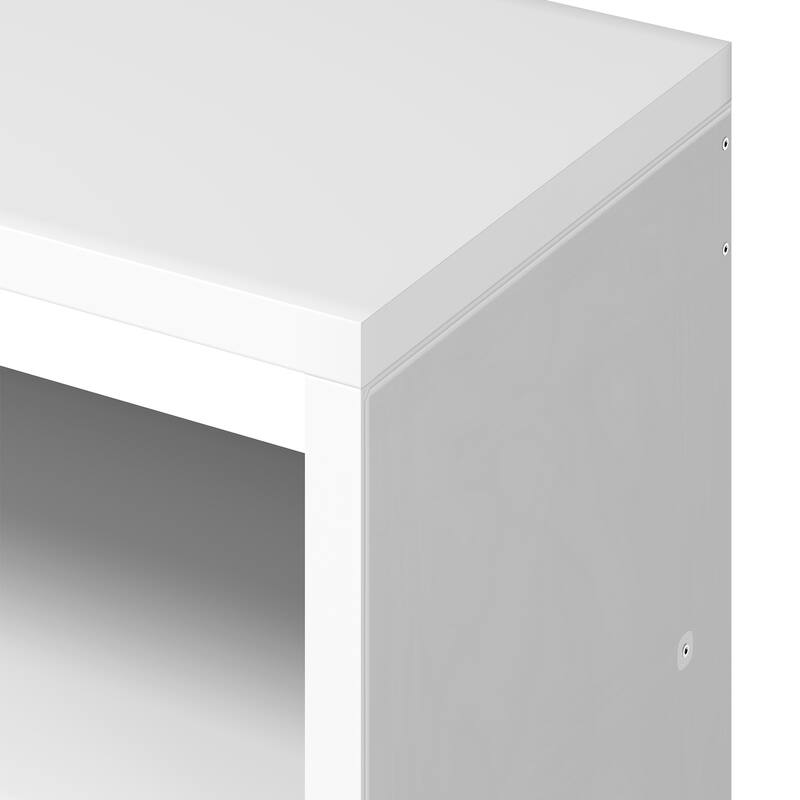 Moasis 8 Tiers Free Standing Shoe Cabinet with Hidden Bench, 70.9'' Tall Shoe Racks with Open Storage & High Boots Cubby