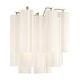 preview thumbnail 10 of 8, Crystorama Lighting Group ADD-303-WH Addis 2 Light 15" Tall Wall