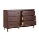 preview thumbnail 60 of 62, Walker Edison Bullrushes 6-Drawer Solid Wood Dresser